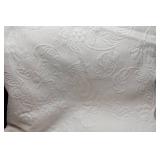 White 100% Cotton Coverlet
