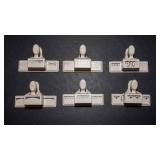 Set of 6 Martha Stewart Border Edge Paper Punches
