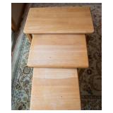Set of 3 Wooden Nesting Tables
