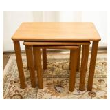 Set of 3 Wooden Nesting Tables
