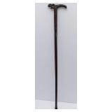 Vintage Solid Wood Carved Cane
