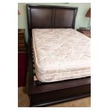 Queen Size Bed Frame with Storage Drawers