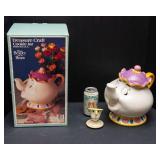 Disney Treasure Craft “Beauty and the Beast” Cookie Jar & Chip Teacup