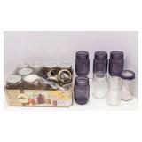Assorted Canning Jars – Includes Purple “100 Years of American Heritage” Jars
