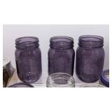 Assorted Canning Jars – Includes Purple “100 Years of American Heritage” Jars