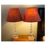 Set of Two Table Lamps - 29"T