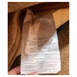 Tan Suede Rocker Recliner – Swivel Chair (40”W)