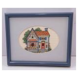 Handmade Cross-Stitch Artwork – Framed (11” x 9”)