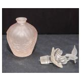 Assorted Decorative Glass Set – Decanter, Lidded Candy Dish & Perfume Bottle