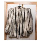 Vintage Tissavel Faux Fur Coat – Women’s Size 16