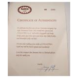 Gotz Collectible Dolls – Samantha & Kathy with Boxes & Certificates of Authenticity. Limited Edition Signed and Numbered