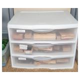 Variety of Rubber Stamps, Craft Supplies & Storage Containers – Themed Lot