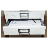Bisley 5-Drawer Metal Cabinet with Crafting Paper Contents