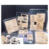 Large Variety of Rubber Ink Stamps
