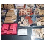 Large Variety of Rubber Ink Stamps