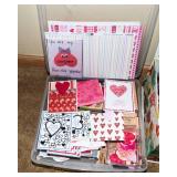 Halloween, Baby & Valentine’s Day Craft Supplies + Storage Containers Lot