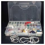 Variety of Beads and Storage Container