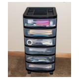 Mystery Crafting Lot – Assorted Supplies with Storage Container