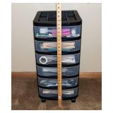 Mystery Crafting Lot – Assorted Supplies with Storage Container