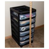 Mystery Crafting Lot – Assorted Supplies with Storage Container