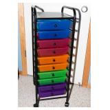 Rainbow Rolling Cart