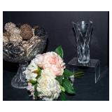 Set of 5 Cut Glass Pieces – Intricately Detailed