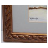 Winter Scene Artwork by B. Renner – Acrylic (18" x 14.5")