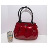 Beijo Apple Red Patent-Style Purse