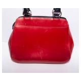 Beijo Apple Red Patent-Style Purse