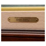 “Hometown Chapel / Hometown Memories II” – Thomas Kinkade Limited Edition Signed and Numbered Framed Artwork (39" x 33")