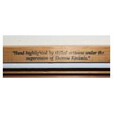 “Hometown Chapel / Hometown Memories II” – Thomas Kinkade Limited Edition Signed and Numbered Framed Artwork (39" x 33")