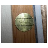 “Hometown Chapel / Hometown Memories II” – Thomas Kinkade Limited Edition Signed and Numbered Framed Artwork (39" x 33")