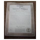 “Hometown Chapel / Hometown Memories II” – Thomas Kinkade Limited Edition Signed and Numbered Framed Artwork (39" x 33")