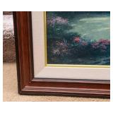 “Hometown Chapel / Hometown Memories II” – Thomas Kinkade Limited Edition Signed and Numbered Framed Artwork (39" x 33")