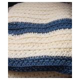 Three Hand-Crocheted Throw Blankets