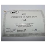 Gotz Collectible Dolls – Eve (1992) & Victoria (1990) with Boxes & Certificates