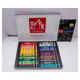 Artist Supply Lot – Water-Soluble Pastels, Watercolors & Brushes