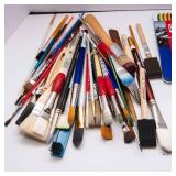 Artist Supply Lot – Water-Soluble Pastels, Watercolors & Brushes