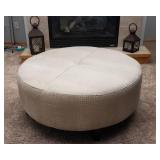 Round Cushioned Ottoman