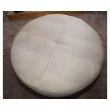 Round Cushioned Ottoman