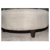 Round Cushioned Ottoman