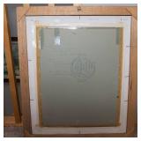 Handpainted Butterfly Artwork – Framed (23” x 27”)