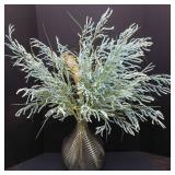 Decorative Vase with Floral Arrangement – 13” Tall Vase