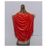 Vintage Jesus Chalkware Figurine - 18" Tall