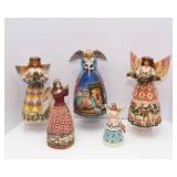 Jim Shore Figurines – 5 Piece Assorted Collection