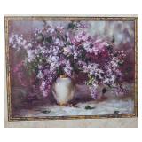 Floral Wall Art – Framed (19” x 16”)