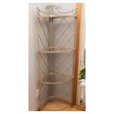 Metal Corner Plant Stand – Taupe (67” Tall)
