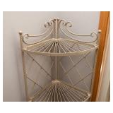 Metal Corner Plant Stand – Taupe (67” Tall)