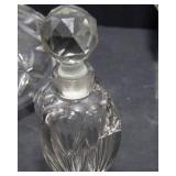 Assorted Decanters & Extra Stoppers – Glassware Lot