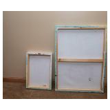 Two Pieces of Bird Artwork and Adorable Bird Figurine